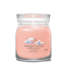   Yankee Candle Watercolour Skies Signature közepes üveggyertya
