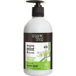   Organic Shop Mentás jázmin hidratáló folyékony kézmosó szappan 500ml