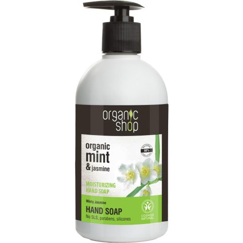 Organic Shop Mentás jázmin hidratáló folyékony kézmosó szappan 500ml