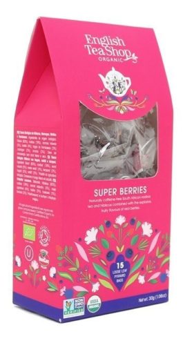 English Tea Shop Bio tea - Szuper bogyók 15 selyempiramis filter 