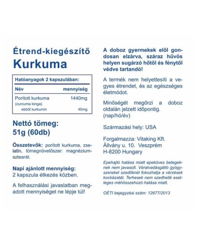 Vitaking Kurkuma 60db