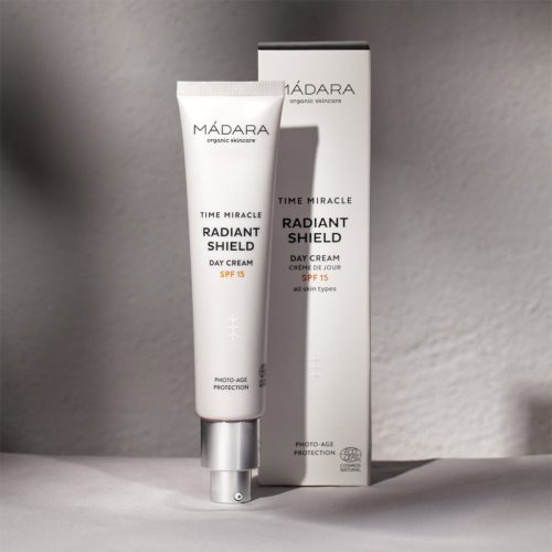 MÁDARA TIME MIRACLE Radiant Shield Nappali Arckrém SPF15 fényvédelemmel