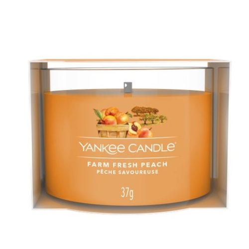 Yankee Candle Farm Fresh Peach üveges mintagyertya