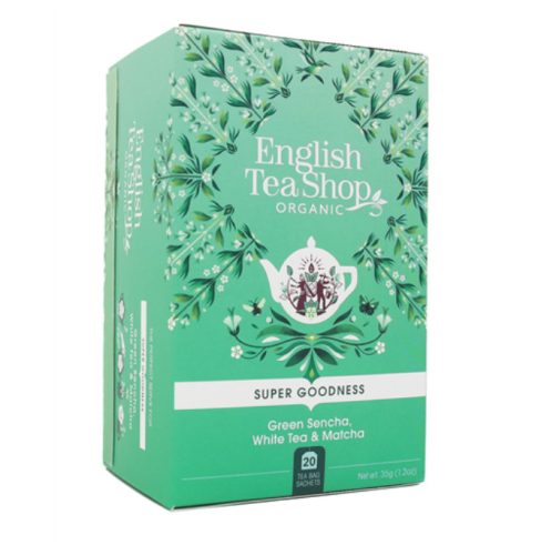 English tea Shop Bio zöld sencha tea - Fehér tea és matcha