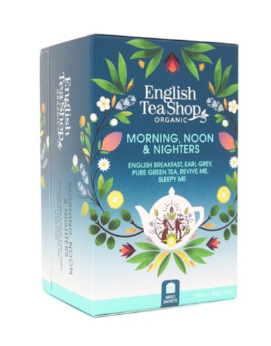English Tea Shop Reggeli, Déli, és Esti Teaválogatás 5 Ízzel - 20 filter