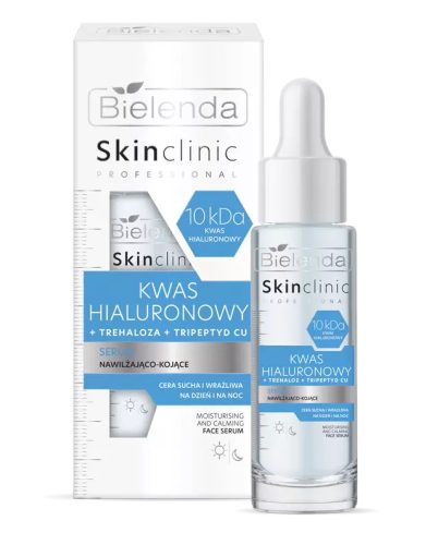 Bielenda Skin Clinic Professional Hyaluronic Acid Hidratáló és nyugtató hatású szérum 