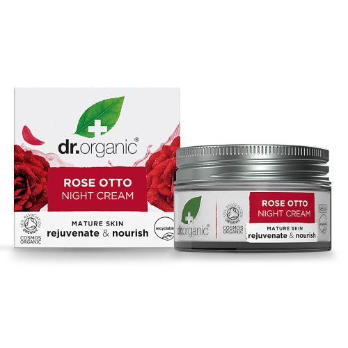 Dr. Organic rózsaolaj éjszakai krém  50ml