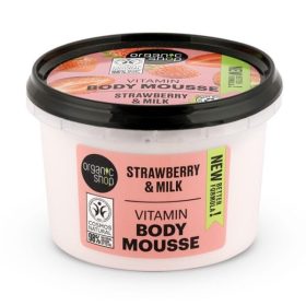   Organic Shop Vitamin testápoló mousse - Strawberry milkshake