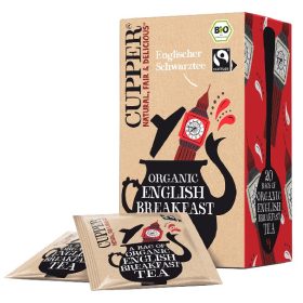 CUPPER English Breakfast Fairtrade és bio tea 20 filter