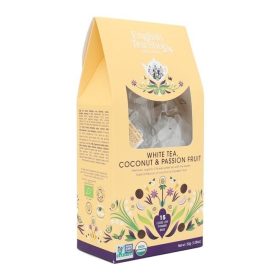   English Tea Shop Bio fehér tea - Kókusz és maracuja 15 selyempiramis filter
