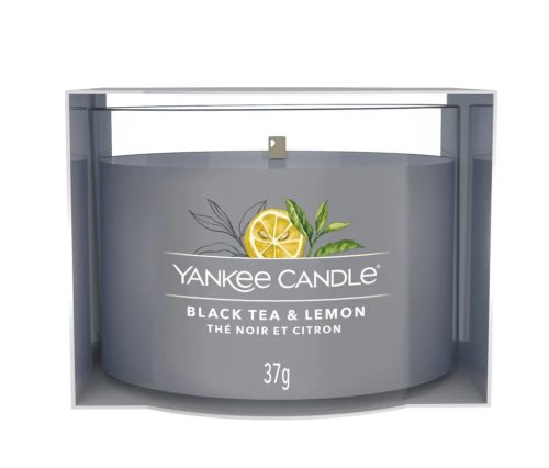 Yankee Candle Black Tea & Lemon üveges mintagyertya