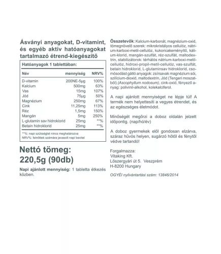 VitaKing Easy Mineral Ásványi anyag kapszula 90db