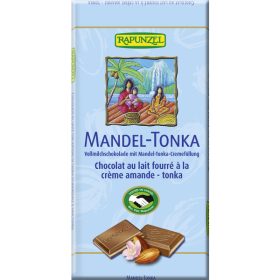 Rapunzel Tejcsokoládé mandula-tonkakrémmel 100g