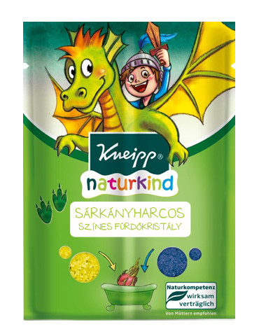 Kneipp Naturkind Sárkányharcos Színes fürdőkristály 2x20g