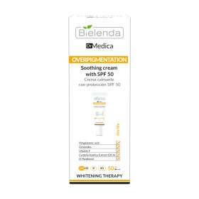   BIELENDA - DR. MEDICA OVERPIGMENTATION Nyugtató hatású nappali arckrém SPF50