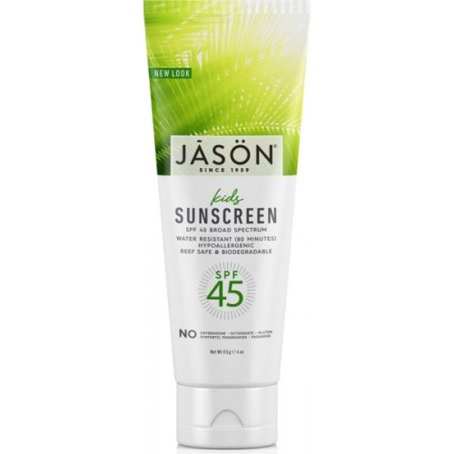 Jasön Természetes Napozókrém Gyerekeknek SPF45 