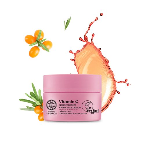 Natura Siberica Oblepikha C-Berrica „Ragyogás” Éjszakai arckrém C-vitaminnal