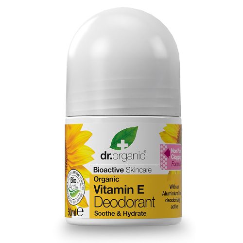 Dr. Organic Alumíniummentes golyós dezodor természetes E-vitaminnal 50ml
