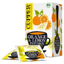 CUPPER Citrom és Narancs bio tea 20 filter