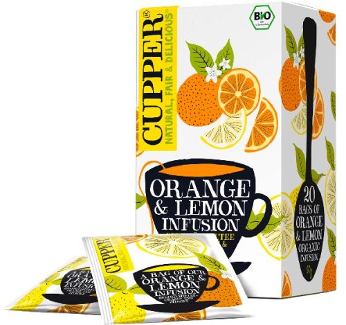 CUPPER Citrom és Narancs bio tea 20 filter