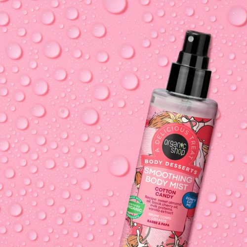 Organic Shop Vattacukor illatú bőrsimító testpermet