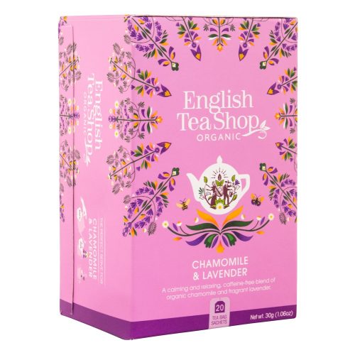English Tea Shop Bio tea - Kamilla és Levendula 20 filter