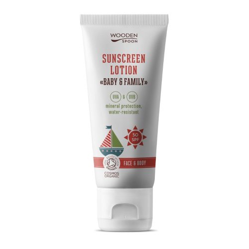 Wooden Spoon Bio naptej és testápoló SPF50 (100ml)