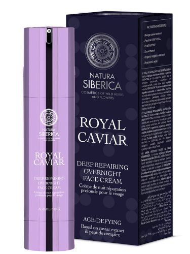 Natura Siberica Royal Caviar Mélyregeneráló éjszakai arckrém