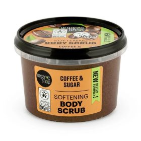 Organic Shop Softening testradír kávéval és cukorral