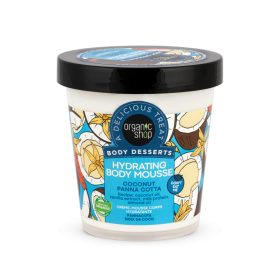   Organic Shop Hidratáló testápoló mousse - Kókuszos Panna cotta