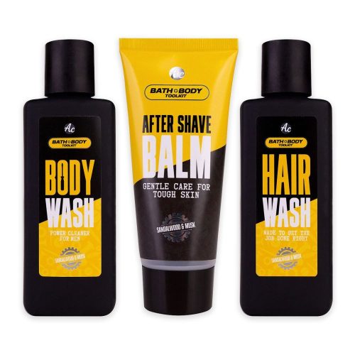 Accentra ajándékcsomag férfiaknak ajándék rekesszel - Bath and Body Toolkit