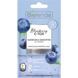 BIELENDA - BLUEBERRY C-TOX: Áfonyás smoothie arcpakolás 