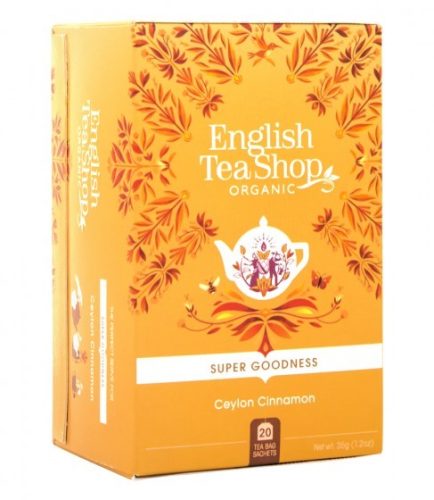English Tea Shop Bio Fekete tea - Ceyloni fahéj tea 20 filter