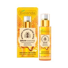   BIELENDA - MANUKA HONEY NUTRI ELIXIR tápláló és hidratáló arcszérum nappali/éjszakai száraz és érzékeny bőrre