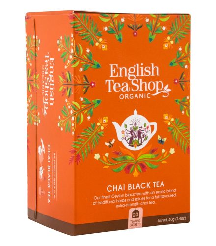 English Tea Shop Bio tea - Fekete chai tea 20 filter