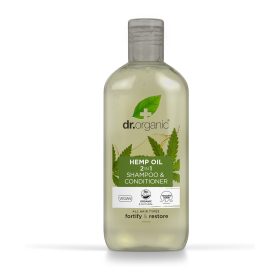   Dr. Organic 2in1 Sampon és hajkondícionáló Kendermagolaj 