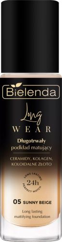 BIELENDA - LONG WEAR Hosszantartó Matt Alapozó 05 Sunny Beige