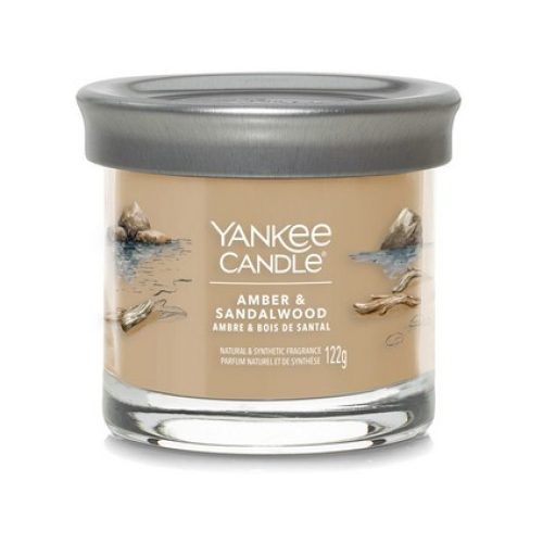 Yankee Candle Amber & Sandalwood Signature kis poharas gyertya