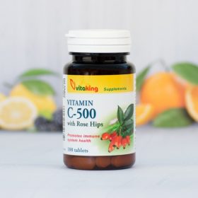 VitaKing C-vitamin és csipkebogyó 500mg