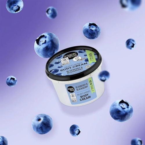 Organic Shop Kényeztető testápoló krém - Áfonya és szeder