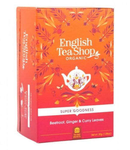 English Tea Shop Bio tea - Cékla, gyömbér, curry 20 filter