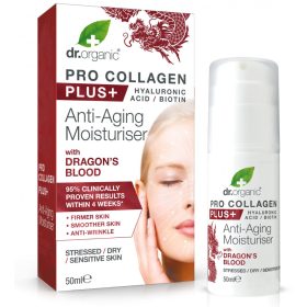   Dr. Organic Pro Collagen Anti-Aging hidratáló arckrém sárkányvérfa kivonattal 