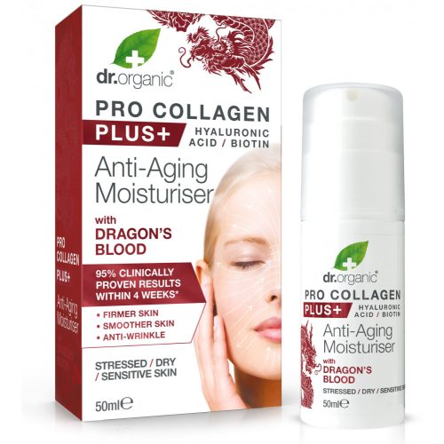 Dr Organic Pro Collagen Anti-Aging hidratáló arckrém sárkányvérfa kivonattal 50ml