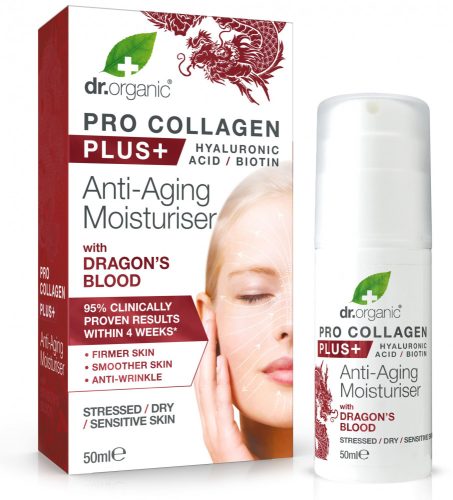 Dr. Organic Pro Collagen Anti-Aging hidratáló arckrém sárkányvérfa kivonattal 50ml